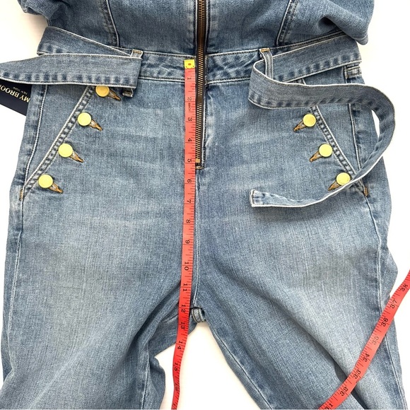 Ramy Brook Helena Denim Jumpsuit One Piece Size 29 - Picture 12 of 13